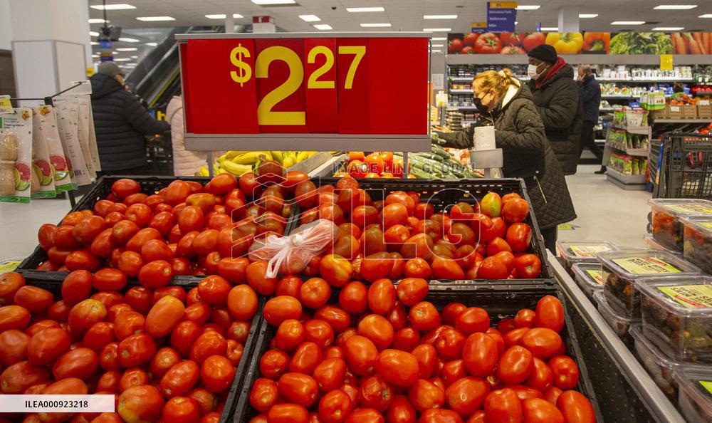 CANADA-MISSISSAUGA-INFLATION RATE-RISE