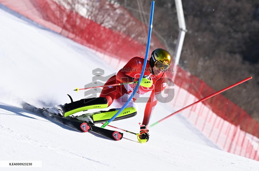 (BEIJING2022)CHINA-BEIJING-OLYMPIC WINTER GAMES-ALPINE SKIING-MEN'S SLALOM (CN)