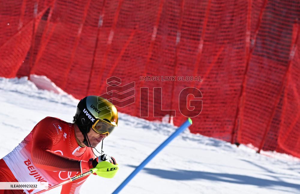 (BEIJING2022)CHINA-BEIJING-OLYMPIC WINTER GAMES-ALPINE SKIING-MEN'S SLALOM (CN)
