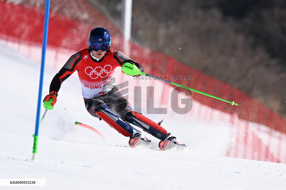 (XHTP)(BEIJING2022)CHINA-BEIJING-OLYMPIC WINTER GAMES-ALPINE SKIING-MEN'S SLALOM (CN)