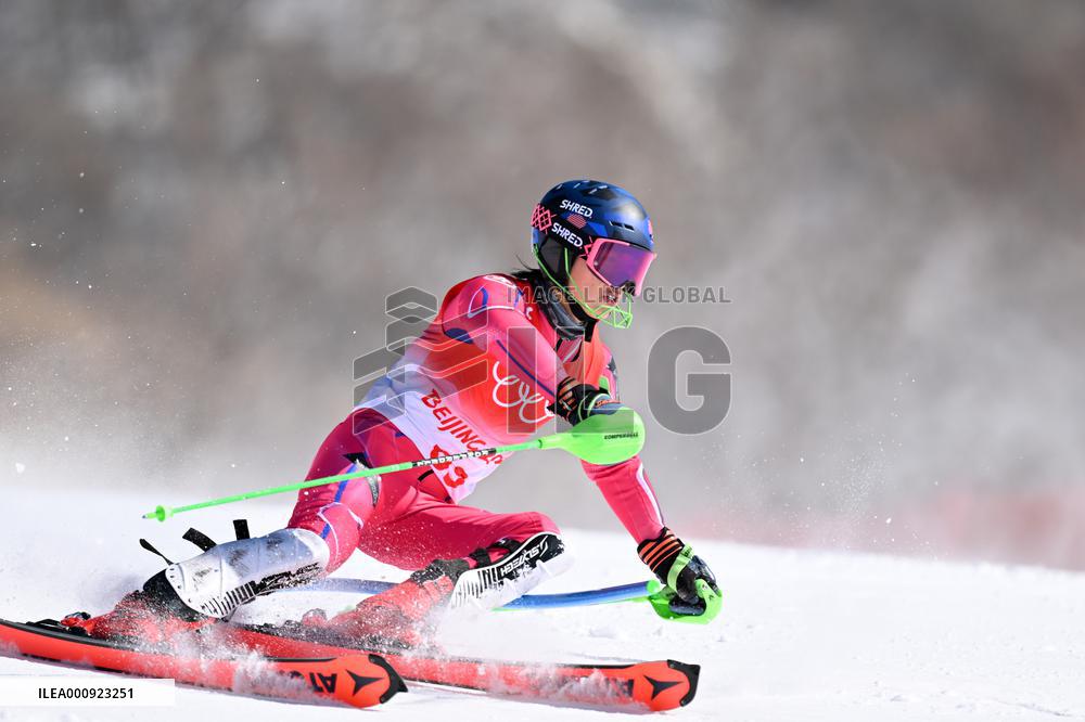 (BEIJING2022)CHINA-BEIJING-OLYMPIC WINTER GAMES-ALPINE SKIING-MEN'S SLALOM (CN)