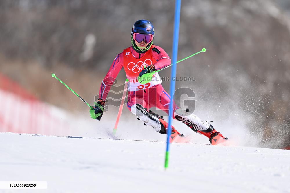 (BEIJING2022)CHINA-BEIJING-OLYMPIC WINTER GAMES-ALPINE SKIING-MEN'S SLALOM (CN)