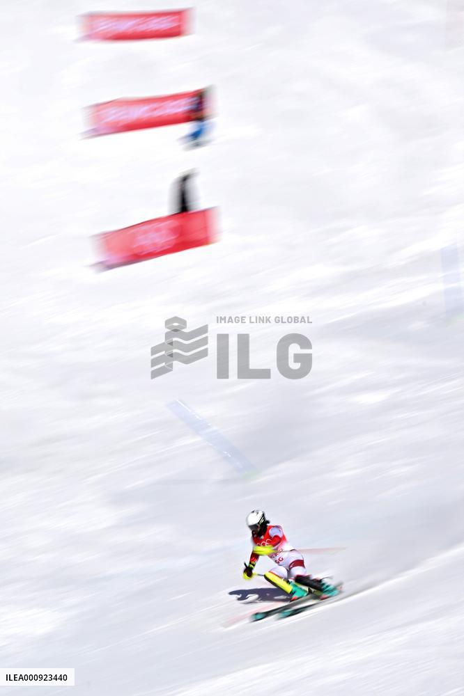 (BEIJING2022)CHINA-BEIJING-OLYMPIC WINTER GAMES-ALPINE SKIING-MEN'S SLALOM (CN)
