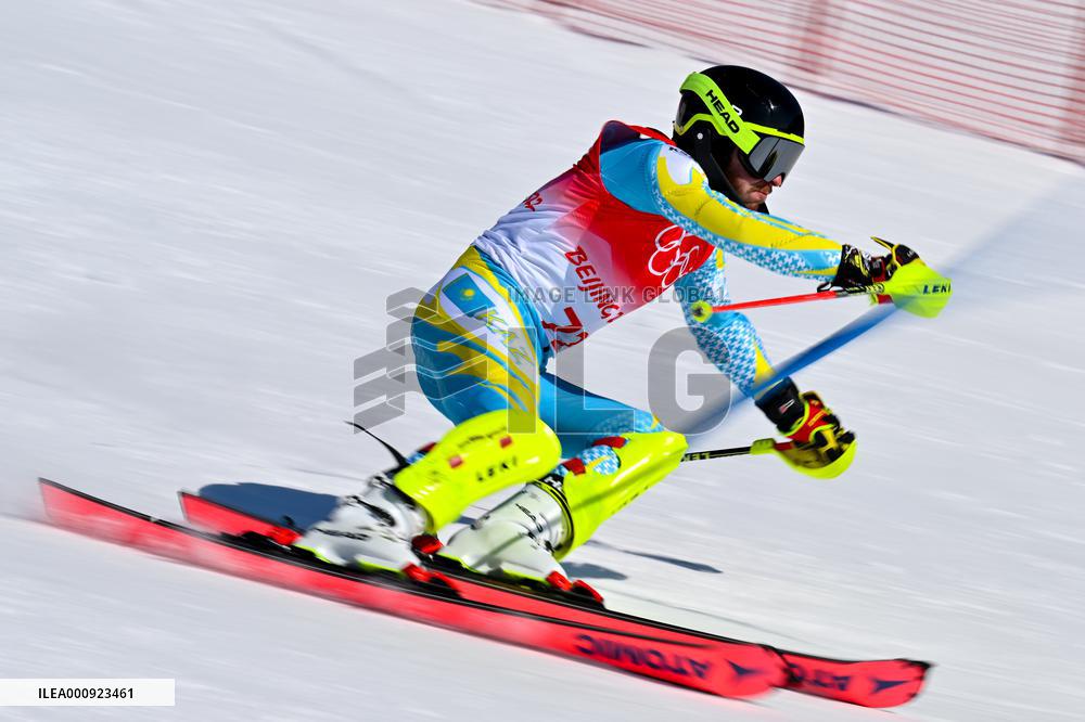 (BEIJING2022)CHINA-BEIJING-OLYMPIC WINTER GAMES-ALPINE SKIING-MEN'S SLALOM (CN)