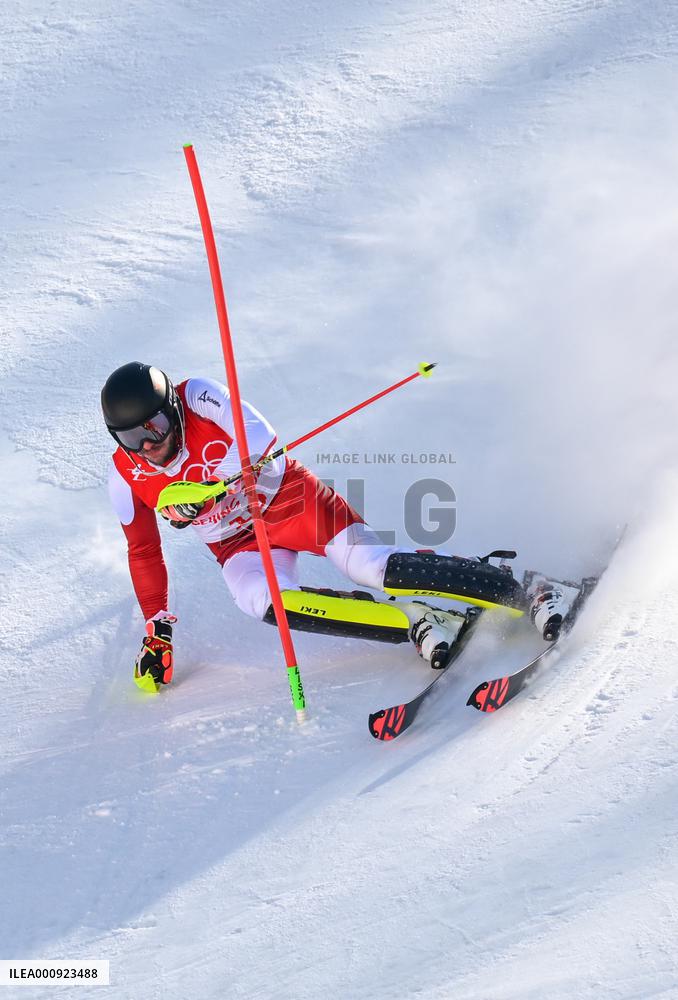 (BEIJING2022)CHINA-BEIJING-OLYMPIC WINTER GAMES-ALPINE SKIING-MEN'S SLALOM (CN)