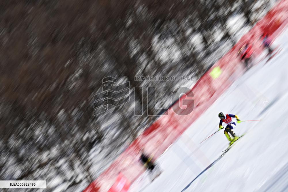 (BEIJING2022)CHINA-BEIJING-OLYMPIC WINTER GAMES-ALPINE SKIING-MEN'S SLALOM (CN)