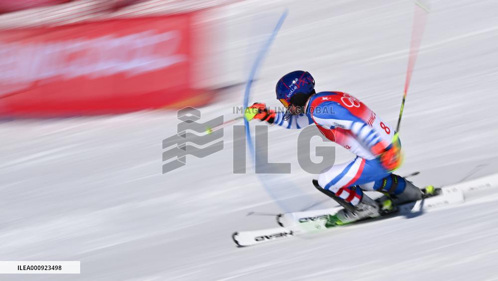 (BEIJING2022)CHINA-BEIJING-OLYMPIC WINTER GAMES-ALPINE SKIING-MEN'S SLALOM (CN)