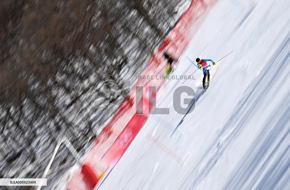 (BEIJING2022)CHINA-BEIJING-OLYMPIC WINTER GAMES-ALPINE SKIING-MEN'S SLALOM (CN)