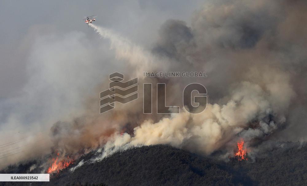 SOUTH KOREA-NORTH GYEONGSANG-FOREST FIRE