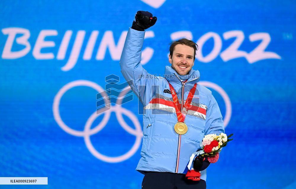 (BEIJING2022)CHINA-ZHANGJIAKOU-OLYMPIC WINTER GAMES-AWARDING CEREMONY-NORDIC COMBINED (CN)