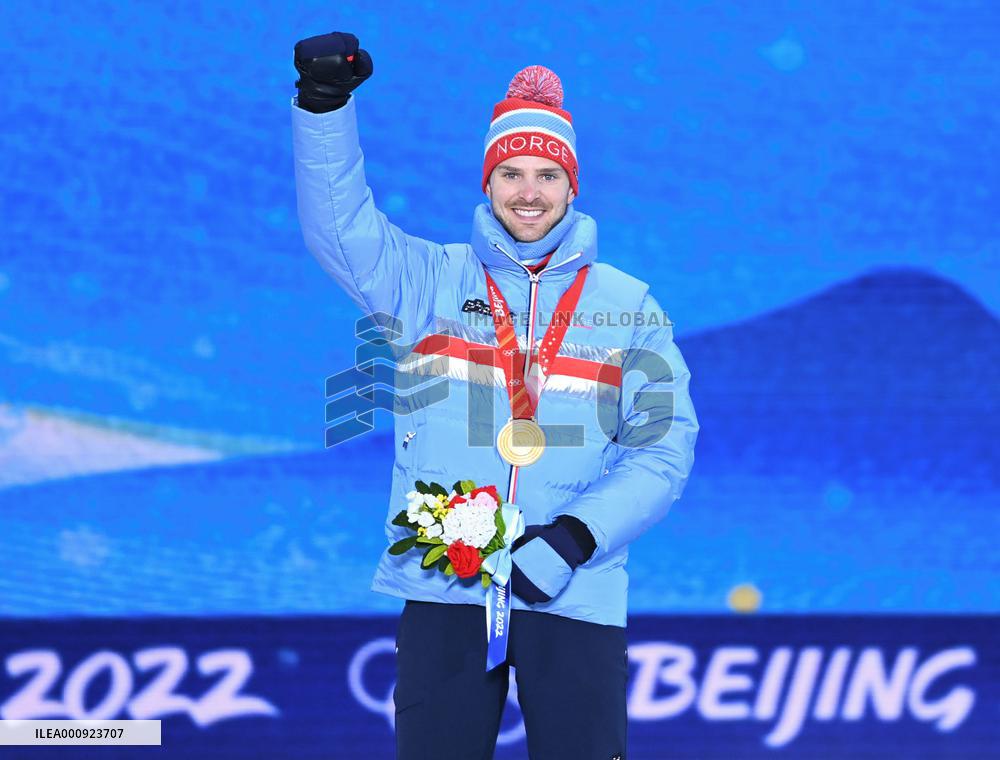 (BEIJING2022)CHINA-ZHANGJIAKOU-OLYMPIC WINTER GAMES-AWARDING CEREMONY-NORDIC COMBINED (CN)