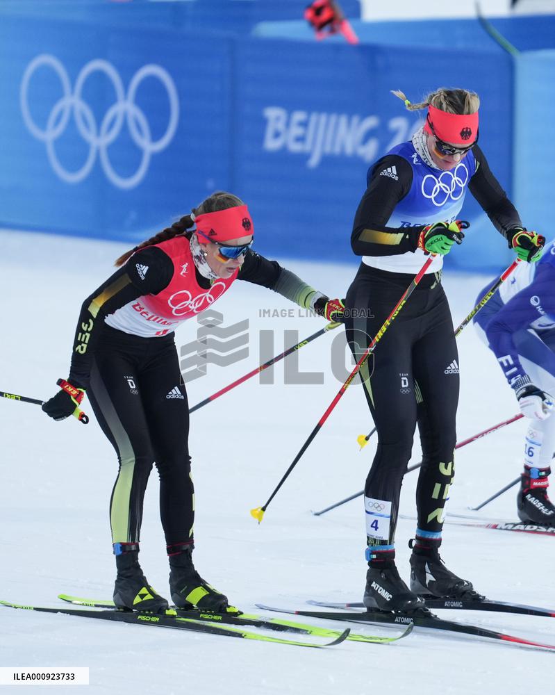 (BEIJING2022)CHINA-ZHANGJIAKOU-OLYMPIC WINTER GAMES-CROSS-COUNTRY SKIING-WOMEN'S TEAM SPRINT CLASSIC- FINAL (CN)