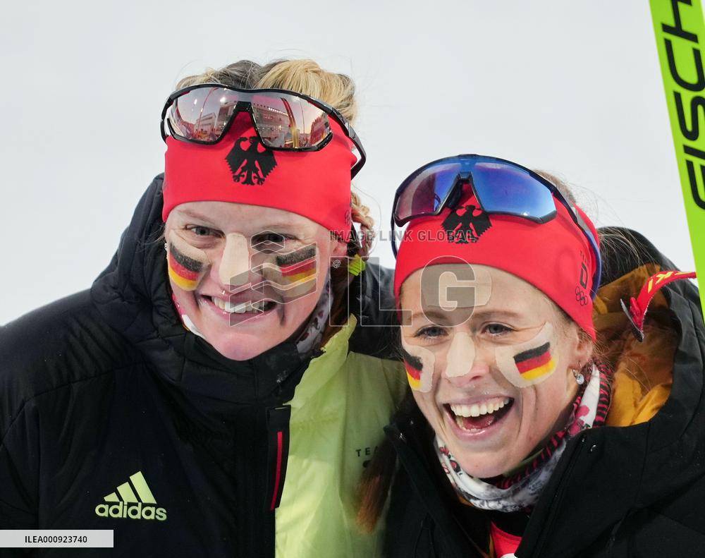 (BEIJING2022)CHINA-ZHANGJIAKOU-OLYMPIC WINTER GAMES-CROSS-COUNTRY SKIING-WOMEN'S TEAM SPRINT CLASSIC- FINAL (CN)