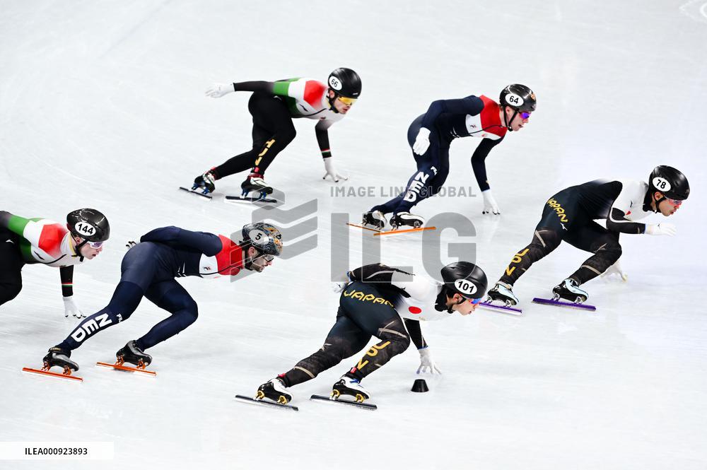 (BEIJING2022)CHINA-BEIJING-OLYMPIC WINTER GAMES-SHORT TRACK SPEED SKATING (CN)