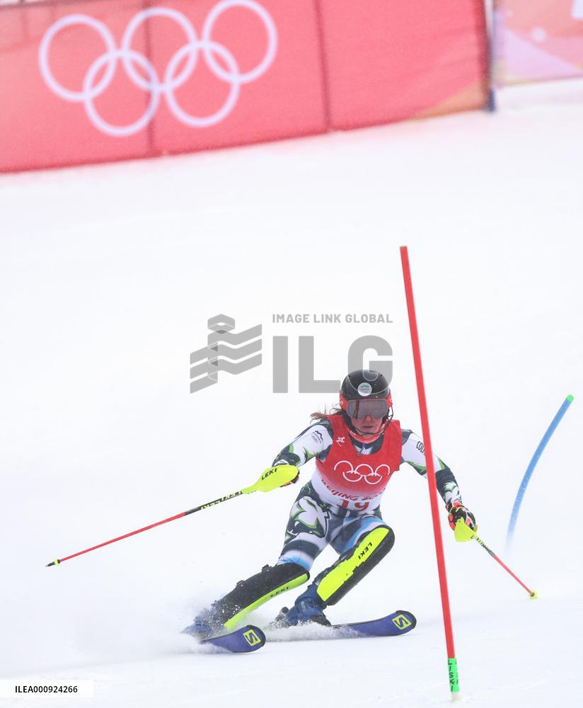 (BEIJING2022)CHINA-BEIJING-OLYMPIC WINTER GAMES-ALPINE SKIING-WOMEN'S ALPINE COMBINED (CN)