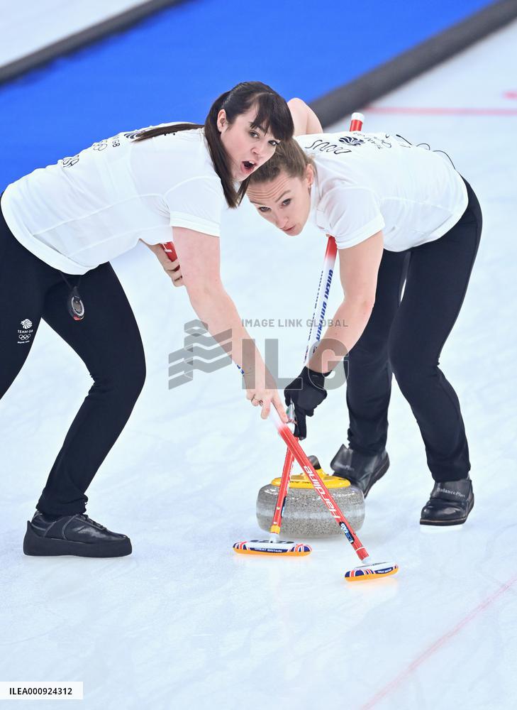 (BEIJING2022)CHINA-BEIJING-OLYMPIC WINTER GAMES-CURLING-WOMEN'S ROUND ROBIN SESSION-ROC VS GBR (CN)