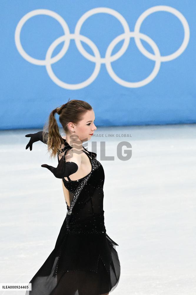 (BEIJING2022)CHINA-BEIJING-OLYMPIC WINTER GAMES-FIGURE SKATING-WOMEN SINGLE SKATING-FREE SKATING (CN)
