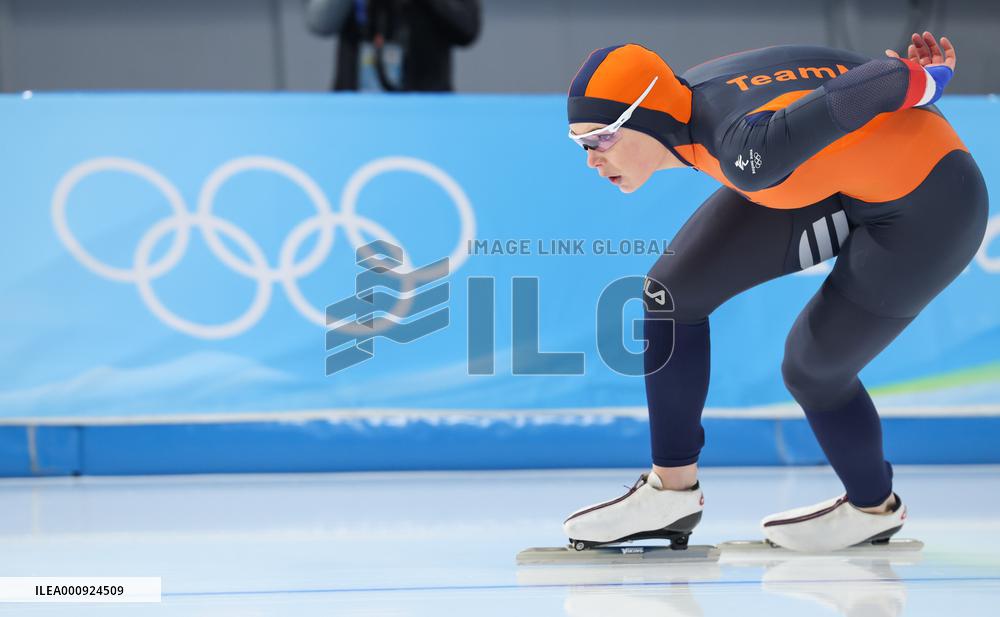 (BEIJING2022)CHINA-BEIJING-OLYMPIC WINTER GAMES-SPEED SKATING-WOMEN'S 1,000M (CN)