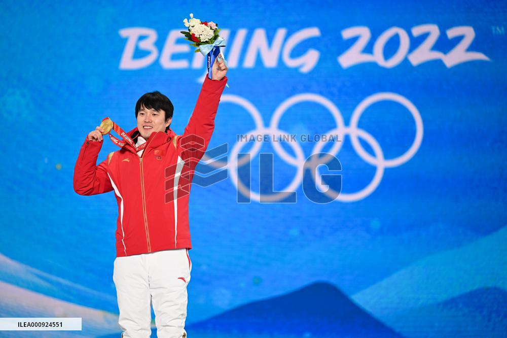 (BEIJING2022)CHINA-ZHANGJIAKOU-OLYMPIC WINTER GAMES-AWARDING CEREMONY-FREESTYLE SKIING (CN)