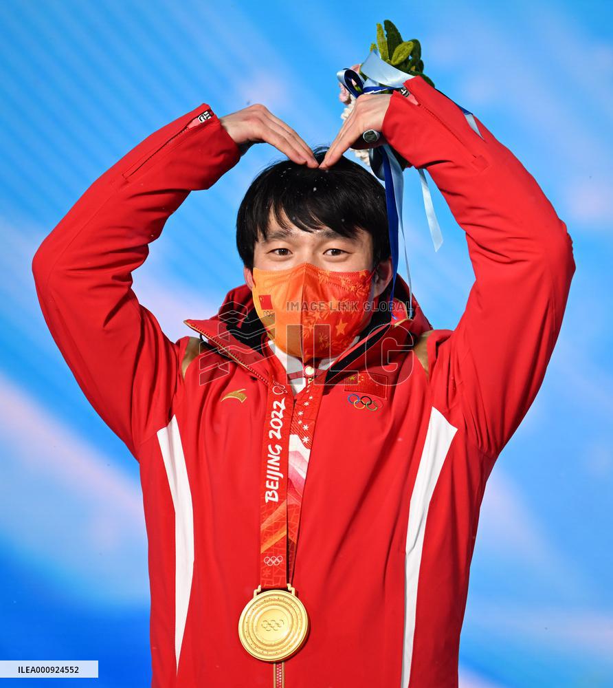 (BEIJING2022)CHINA-ZHANGJIAKOU-OLYMPIC WINTER GAMES-AWARDING CEREMONY-FREESTYLE SKIING (CN)