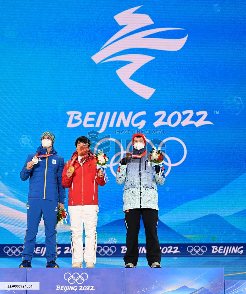 (BEIJING2022)CHINA-ZHANGJIAKOU-OLYMPIC WINTER GAMES-AWARDING CEREMONY-FREESTYLE SKIING (CN)
