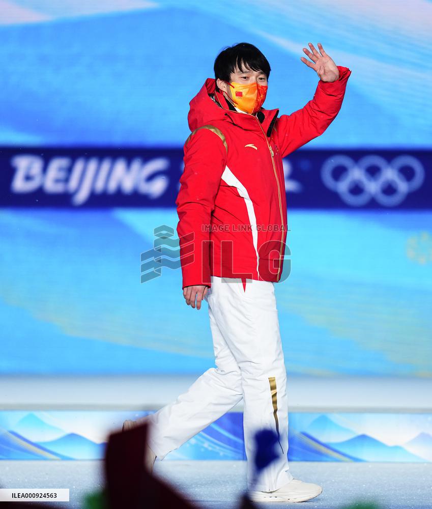 (BEIJING2022)CHINA-ZHANGJIAKOU-OLYMPIC WINTER GAMES-AWARDING CEREMONY-FREESTYLE SKIING (CN)