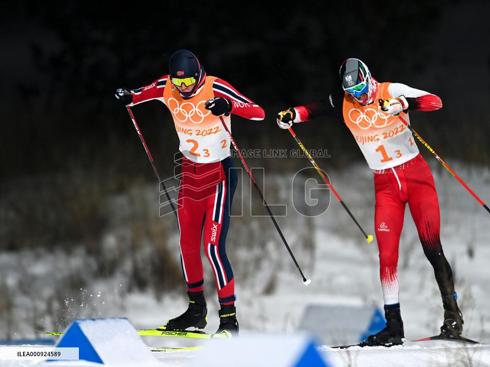 (BEIJING2022)CHINA-ZHANGJIAKOU-OLYMPIC WINTER GAMES-NORDIC COMBINED-COUNTRY SKIING-MEN'S TEAM SPRINT CLASSIC (CN)