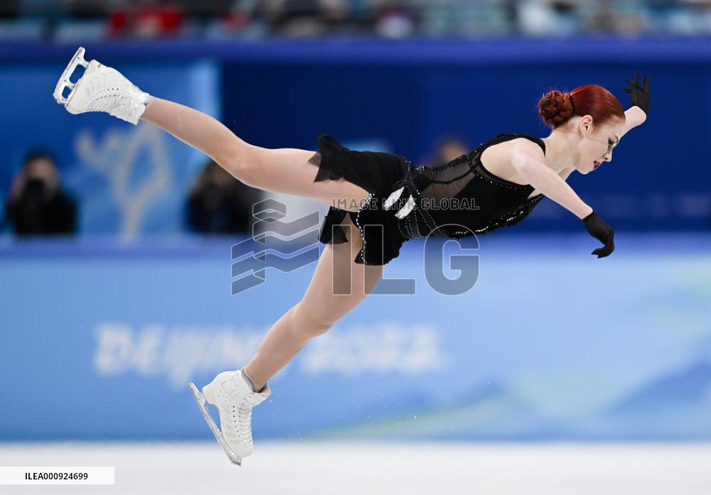 (BEIJING2022)CHINA-BEIJING-OLYMPIC WINTER GAMES-FIGURE SKATING-WOMEN SINGLE SKATING-FREE SKATING (CN)