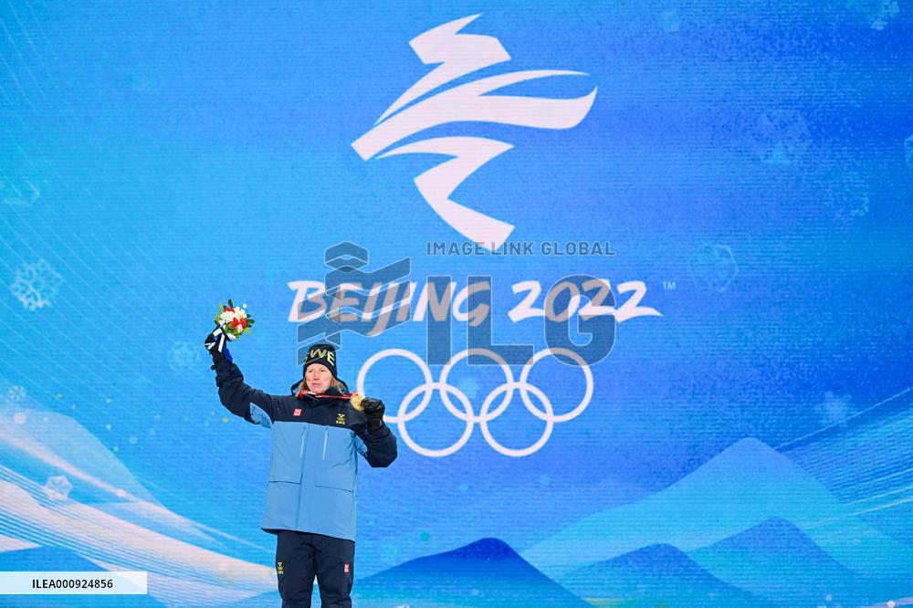 (BEIJING2022)CHINA-ZHANGJIAKOU-OLYMPIC WINTER GAMES-AWARDING CEREMONY-FREESTYLE SKIING (CN)