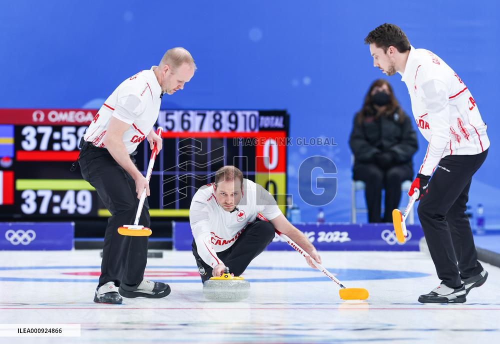 (BEIJING 2022)CHINA-BEIJING-OLYMPIC WINTER GAMES-CURLING-MEN-SEMIFINALS-SWEDEN VS CANADA(CN)