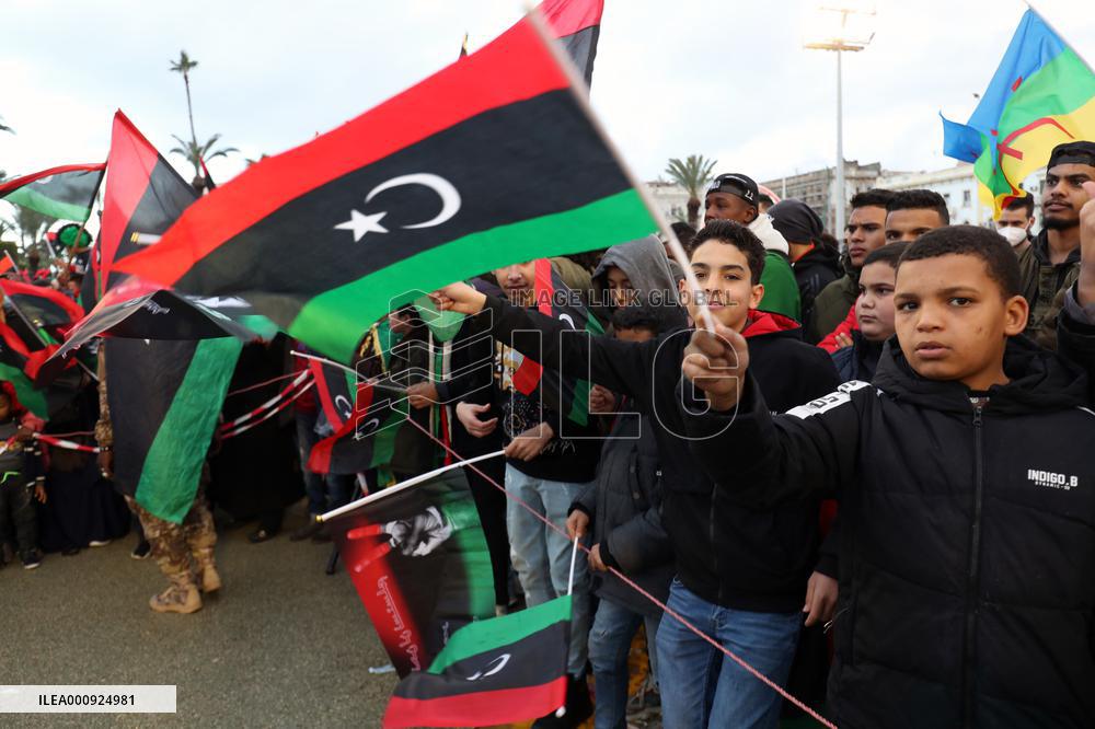 LIBYA-TRIPOLI-LIBYAN UPRISING-11TH ANNIVERSARY