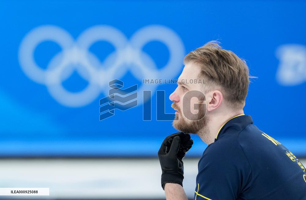(BEIJING2022)CHINA-BEIJING-CURLING-MEN'S ROUND ROBIN SESSION-SWE VS SUI (CN)