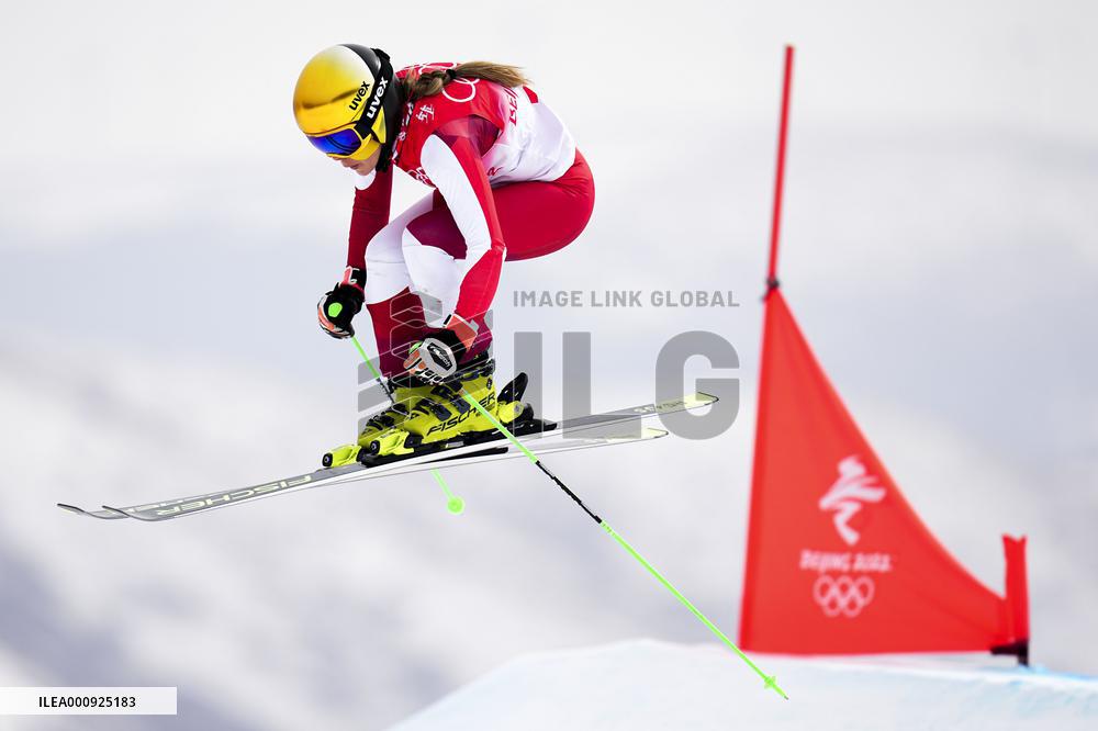(XHTP)(BEIJING2022)CHINA-ZHANGJIAKOU-OLYMPIC WINTER GAMES-FREESTYLE SKIING-WOMEN'S SKI CROSS SEEDING (CN)