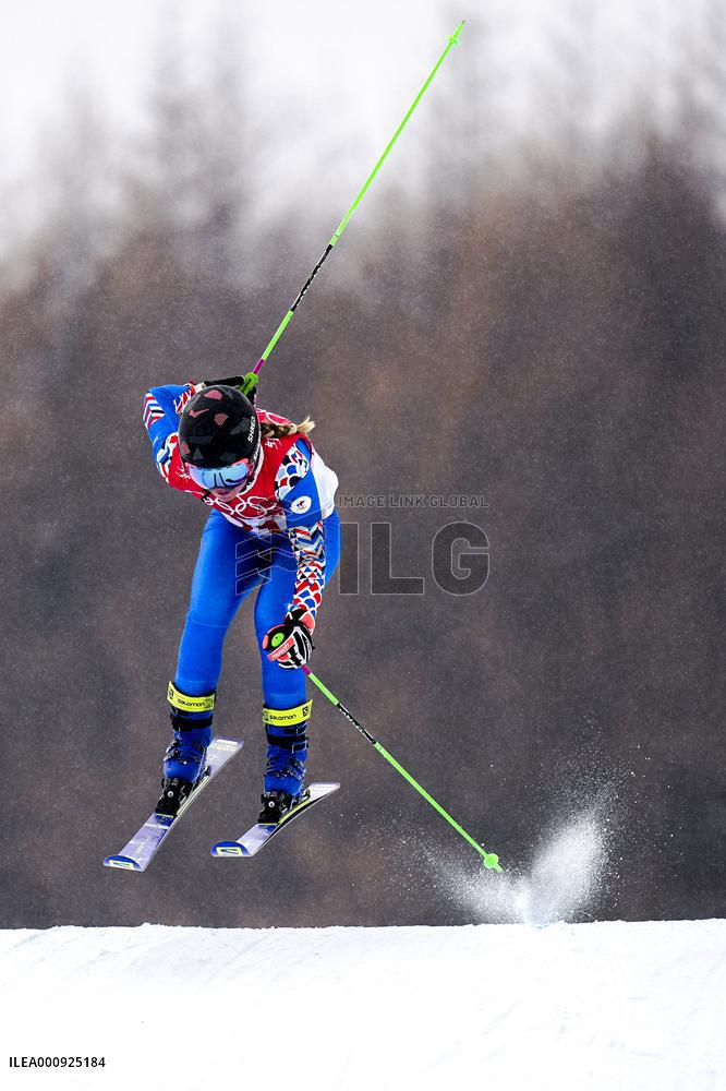 (BEIJING2022)CHINA-ZHANGJIAKOU-OLYMPIC WINTER GAMES-FREESTYLE SKIING-WOMEN'S SKI CROSS SEEDING (CN)