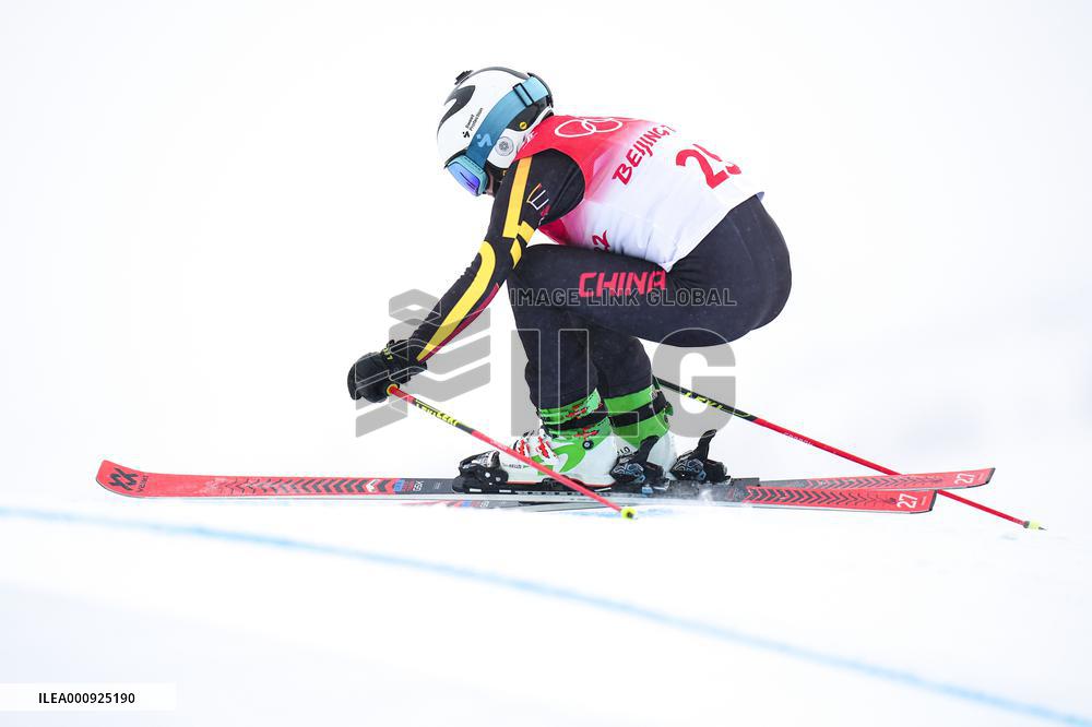 (XHTP)(BEIJING2022)CHINA-ZHANGJIAKOU-OLYMPIC WINTER GAMES-FREESTYLE SKIING-WOMEN'S SKI CROSS SEEDING (CN)