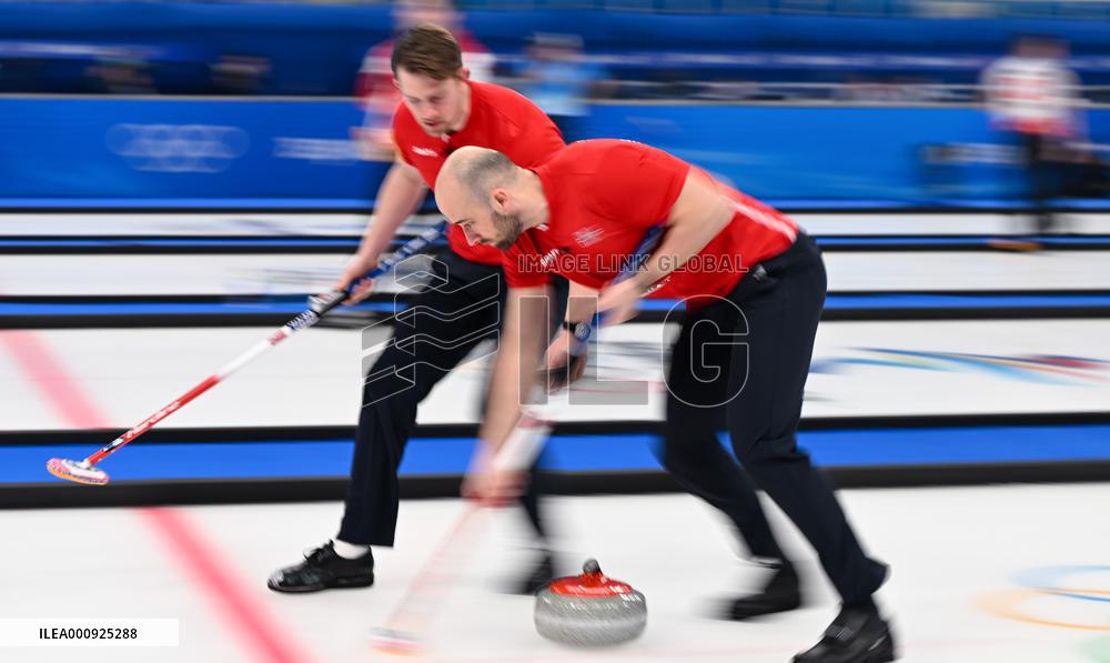 (XHTP)(BEIJING2022)CHINA-BEIJING-OLMPIC WINTER GAMES-CURLING-MEN'S ROUND ROBIN SESSION-NOR VS ITA (CN)