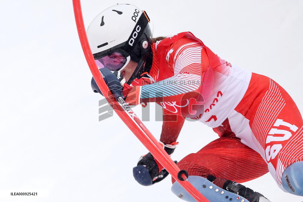 (BEIJING2022)CHINA-BEIJING-OLYMPIC WINTER GAMES-ALPINE SKIING-WOMEN'S ALPINE COMBINED (CN)