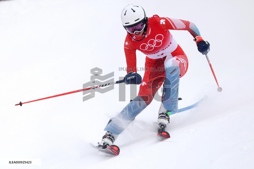 (XHTP)(BEIJING2022)CHINA-BEIJING-OLYMPIC WINTER GAMES-ALPINE SKIING-WOMEN'S ALPINE COMBINED (CN)