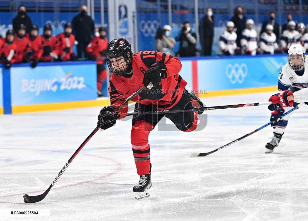(BEIJING2022)CHINA-BEIJING-OLYMPIC WINTER GAMES-ICE HOCKEY-WOMEN'S GOLD MEDAL GAME-CAN VS USA (CN)