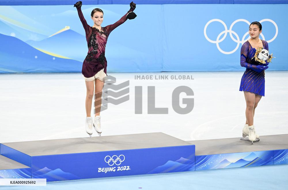 (BEIJING2022)CHINA-BEIJING-OLYMPIC WINTER GAMES-FIGURE SKATING-WOMEN SINGLE SKATING-FREE SKATING (CN)