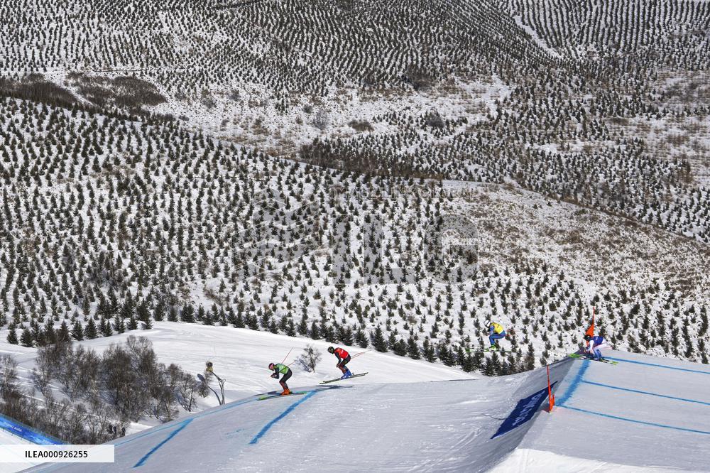 (BEIJING2022)CHINA-ZHANGJIAKOU-OLYMPIC WINTER GAMES-FREESTYLE SKIING-MEN'S SKI CROSS (CN)