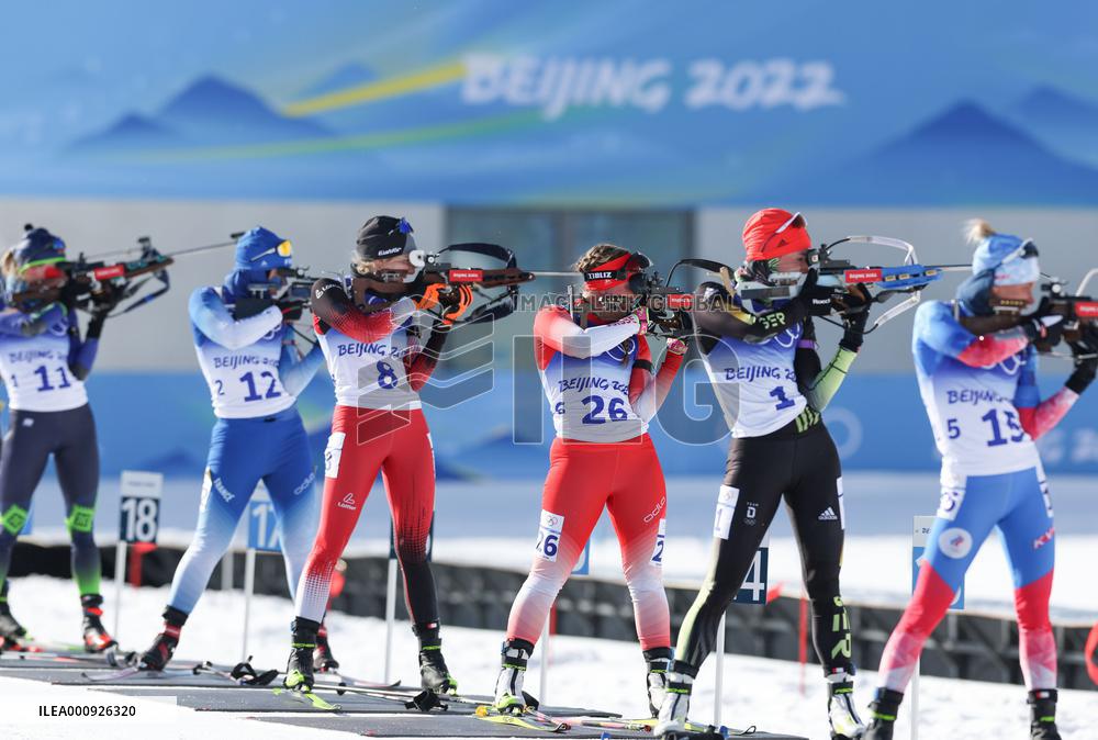 (BEIJING2022)CHINA-ZHANGJIAKOU-OLYMPIC WINTER GAMES-BIATHLON-WOMEN'S 12.5KM MASS START (CN)