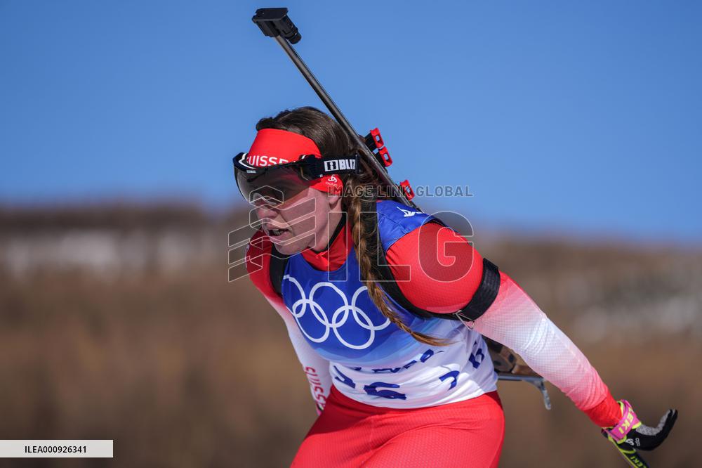 (BEIJING2022)CHINA-ZHANGJIAKOU-OLYMPIC WINTER GAMES-BIATHLON-WOMEN'S 12.5KM MASS START (CN)