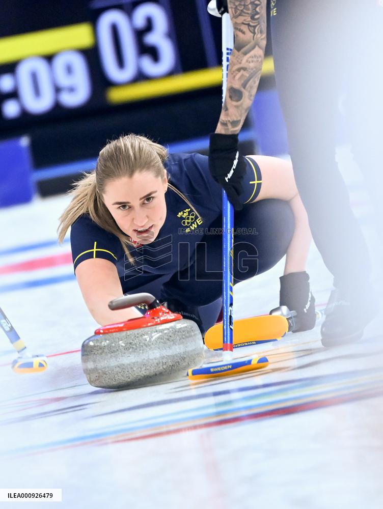 (BEIJING 2022)CHINA-BEIJING-OLYMPIC WINTER GAMES-CURLING-WOMEN'S SEMIFINAL-SWE vs GBR(CN)