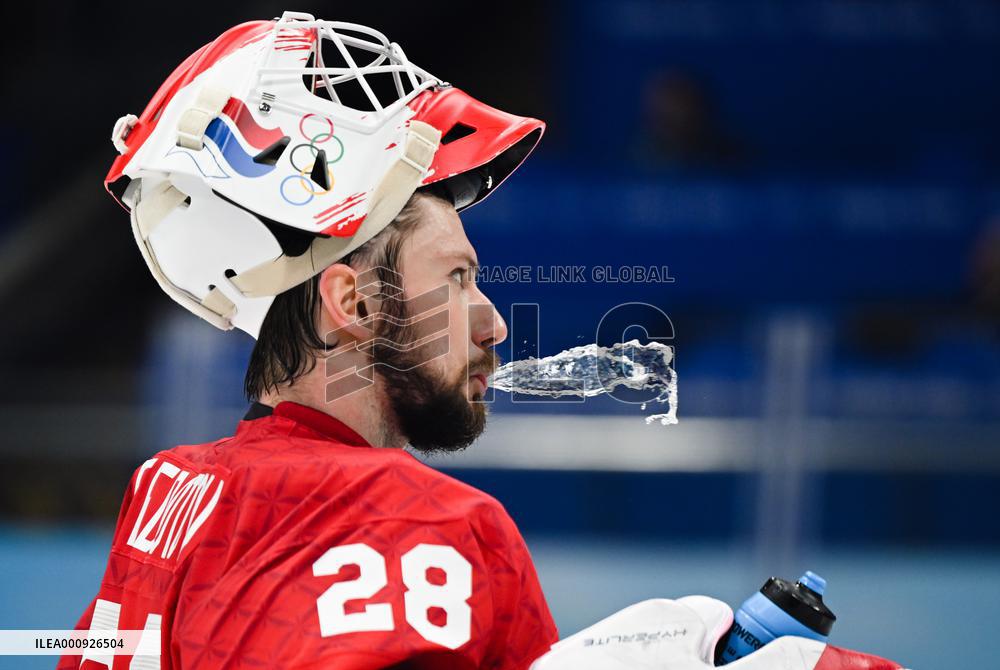 (BEIJING2022)CHINA-BEIJING-OLYMPIC WINTER GAMES-ICE HOCKEY-MAN'S PLAY-OFF SEMIFINAL-ROC VS SWE (CN)