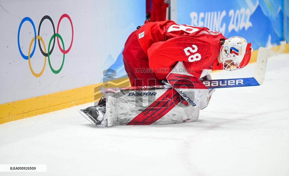 (BEIJING2022)CHINA-BEIJING-OLYMPIC WINTER GAMES-ICE HOCKEY-MAN'S PLAY-OFF SEMIFINAL-ROC VS SWE (CN)