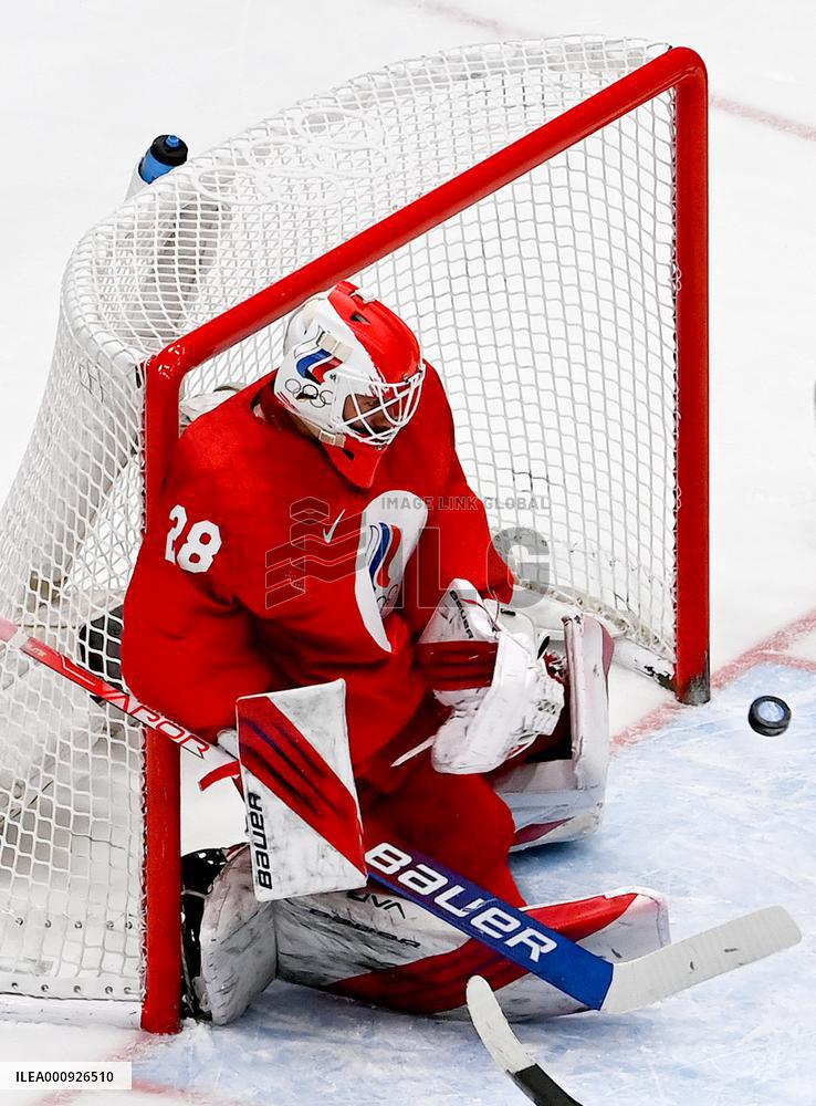(BEIJING2022)CHINA-BEIJING-OLYMPIC WINTER GAMES-ICE HOCKEY-MAN'S PLAY-OFF SEMIFINAL-ROC VS SWE (CN)