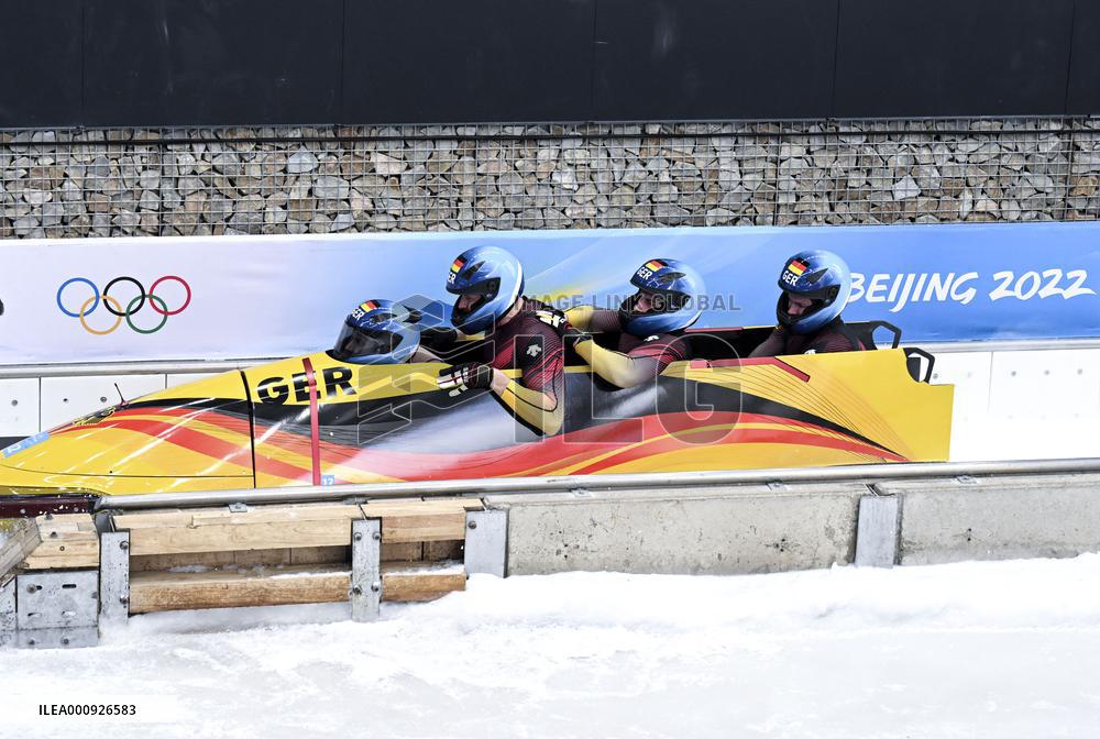 (BEIJING2022)CHINA-BEIJING-OLYMPIC WINTER GAMES-BOBSLEIGH-4-MEN-HEAT(CN)