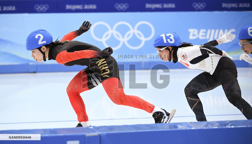 (BEIJING2022)CHINA-BEIJING-OLYMPIC WINTER GAMES-SPEED SKATING-WOMEN'S MASS START-SEMIFINAL (CN)