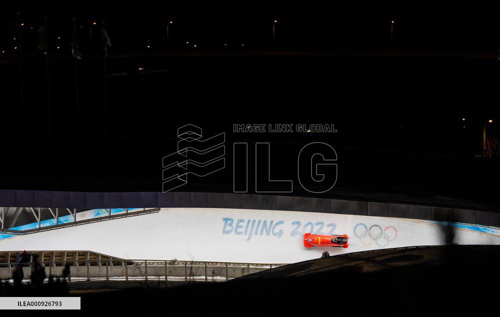 (XHTP)(BEIJING2022)CHINA-BEIJING-OLYMPIC WINTER GAMES-BOBSLEIGH-2-WOMEN-HEAT (CN)